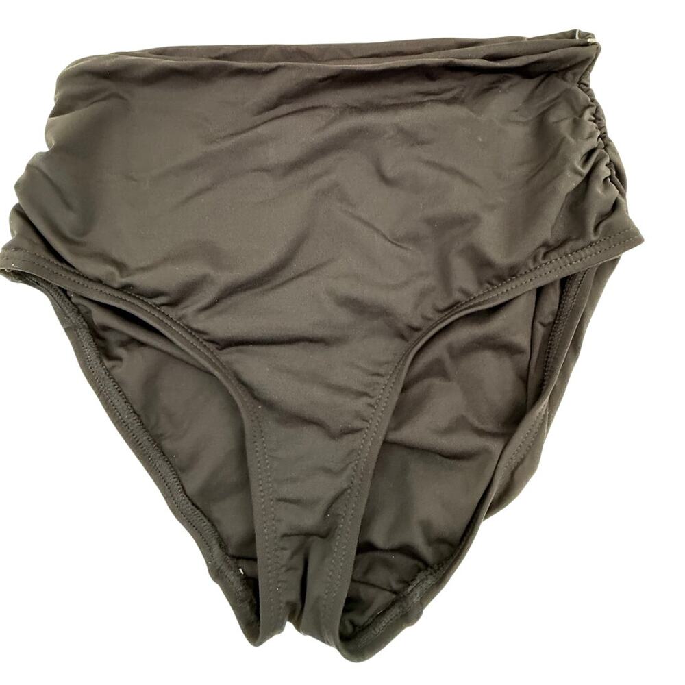 SKU2527 Anne Cole Collection Convertible High Waisted Fold over Swim Bottom $54